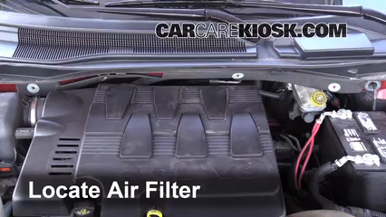 2009 Volkswagen Routan SEL 4.0L V6 Filtro de aire (motor) Control